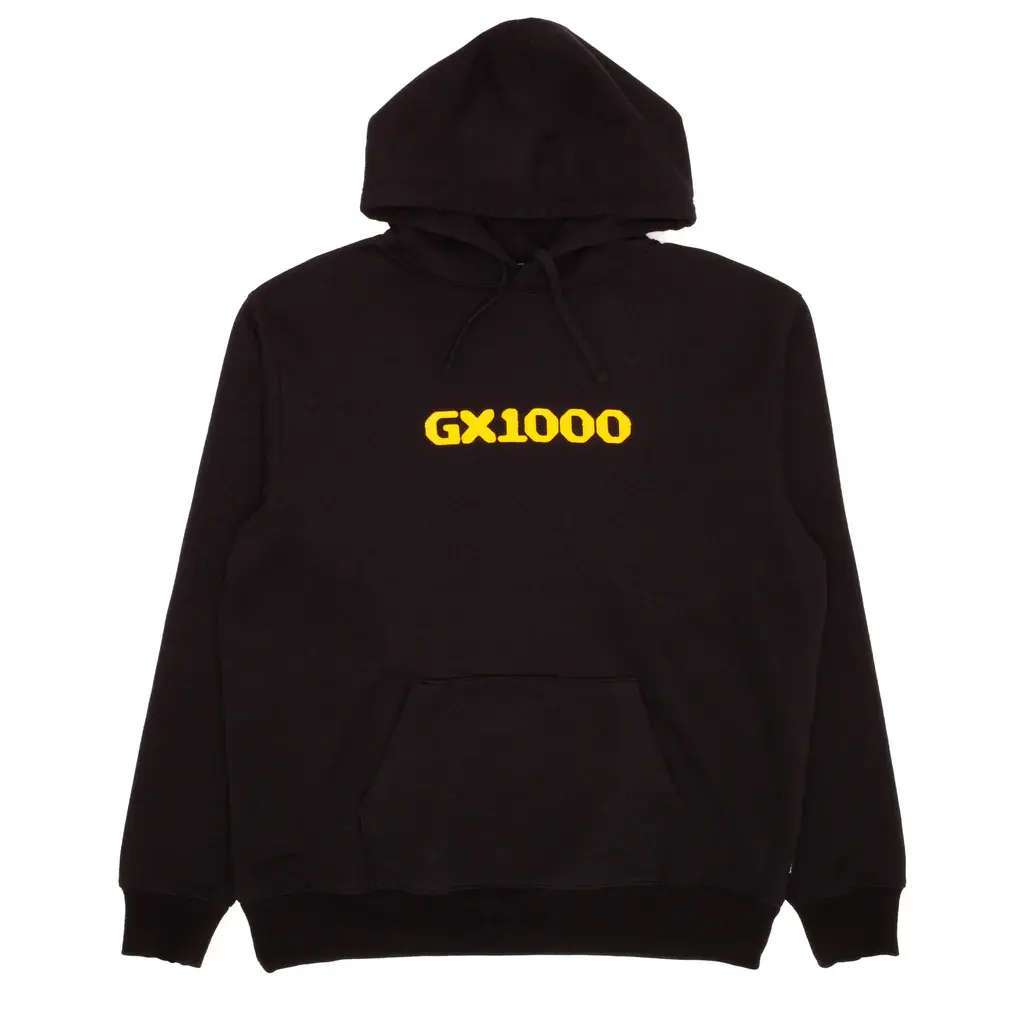 GX1000 OG Logo Chenille Hoodie Black