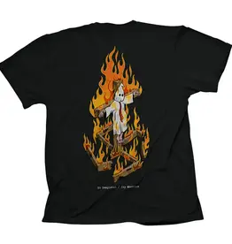 Toy Machine Charred Cross Tee Black