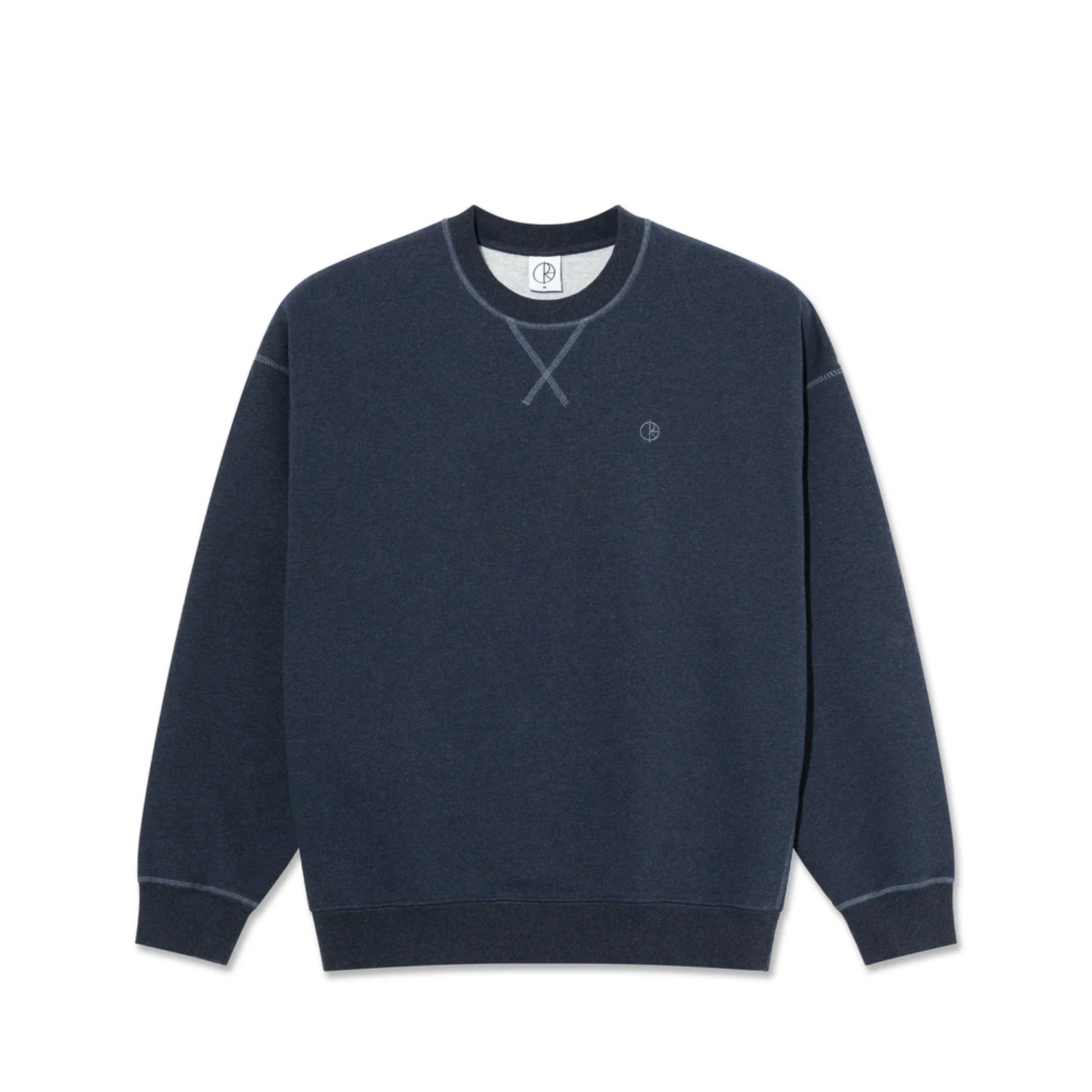 Polar Skate Co. Frankie Crewneck Navy Melange