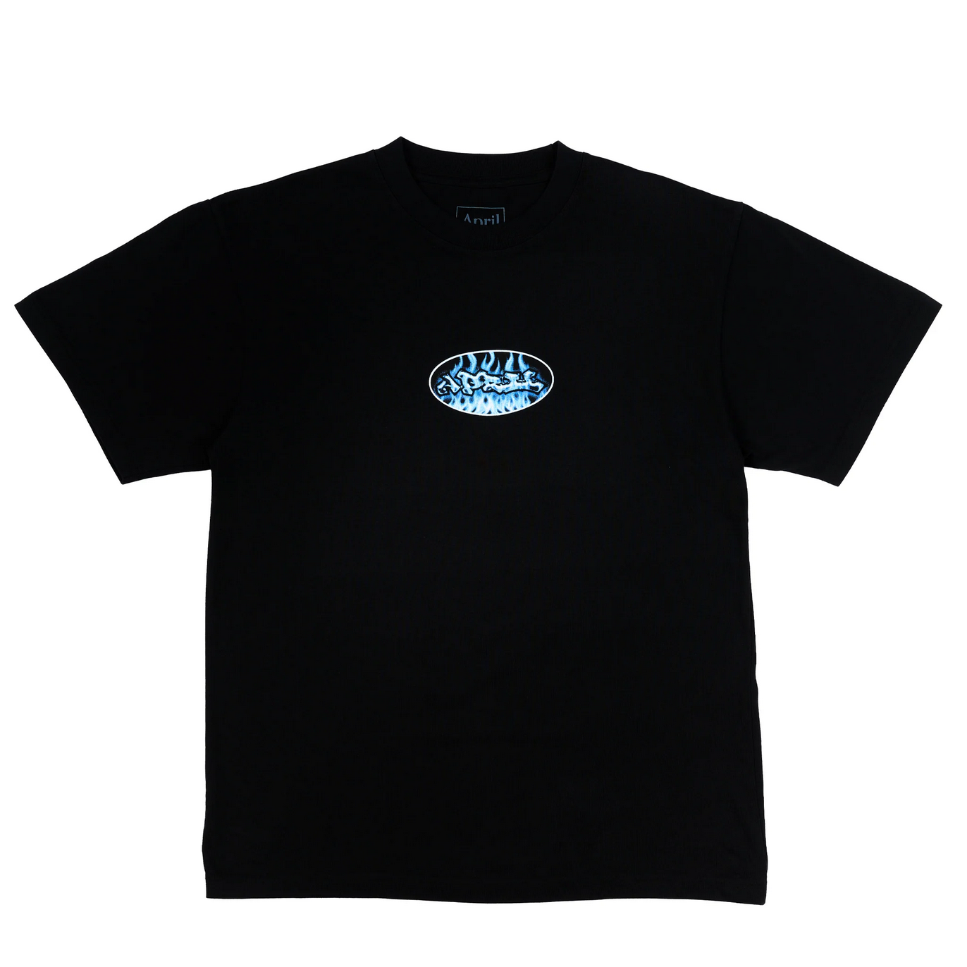 April Skateboards Clear Flames Black