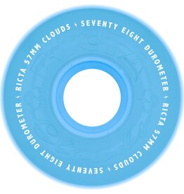 Ricta Clouds Glow In The Dark  Aqua 78a 57mm