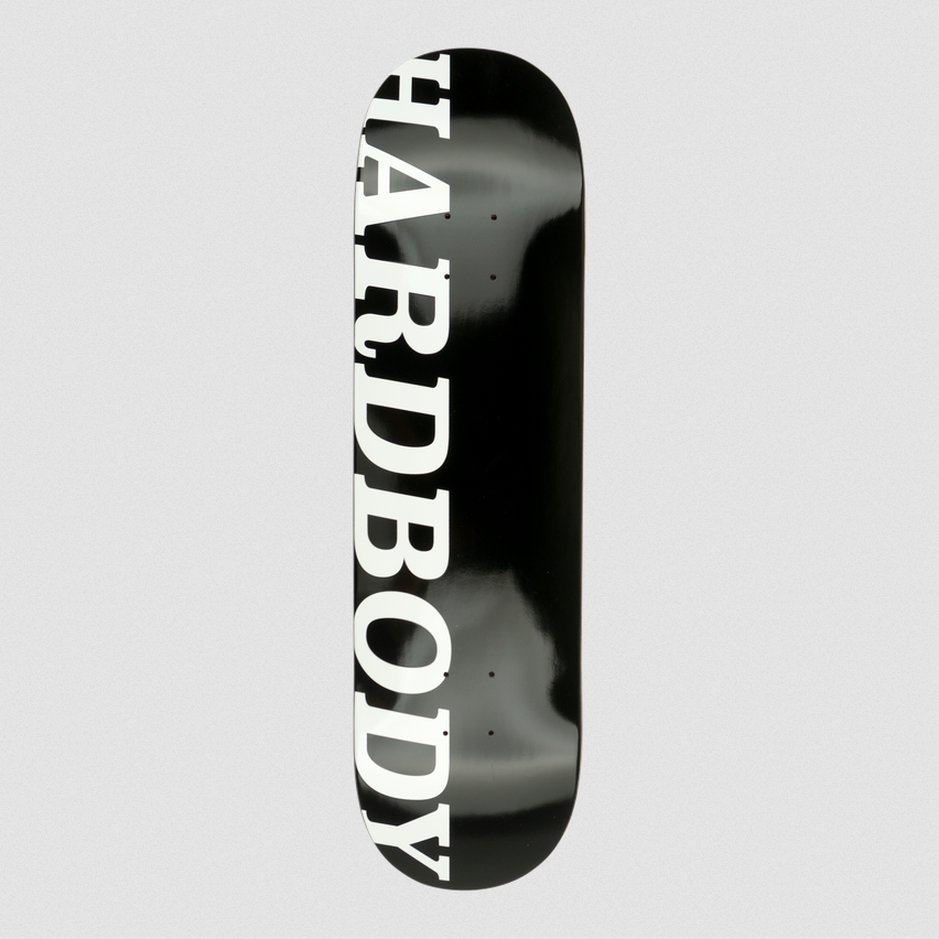 Hardbody Skateboards Hardbody Classic Logo Black/White 8.38