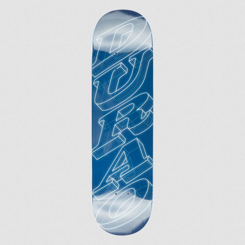 Hardbody Skateboards Durao Stacked Blueprint 8.25 Short