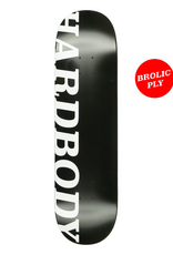 Hardbody Skateboards Hardbody "Brolic" Black/White Logo 8.0