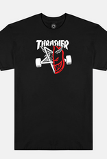 Thrasher Mag. Thrasher x Spitfire Trash & Burn Black
