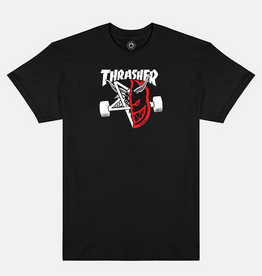 Thrasher Mag. Thrasher x Spitfire Trash & Burn Black
