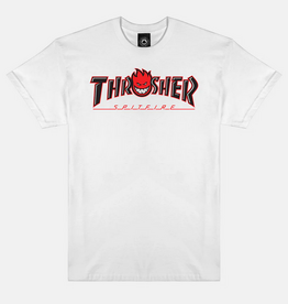 Thrasher Mag. Thrasher x Spitfire Bighead Outline White