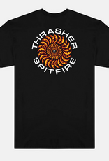 Thrasher Mag. Thrasher x Spitfire Classic Swirl Black