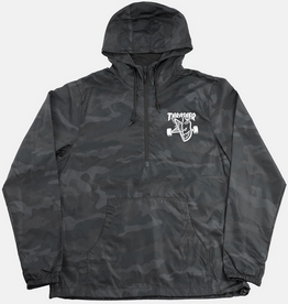 Thrasher Mag. Thrasher x Spitfire Trash & Burn Anorak Black Camo