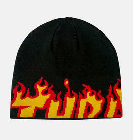 Thrasher Mag. Flame Skully Beanie Black