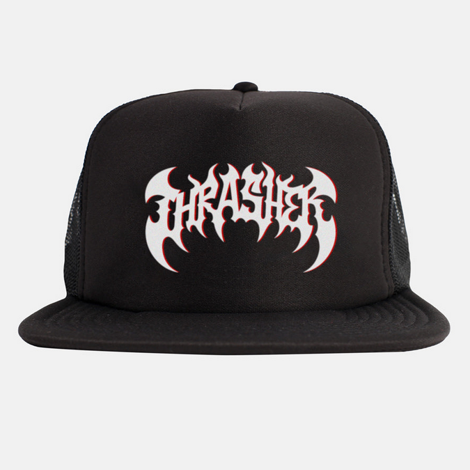 Thrasher Mag. Heavy Metal Trucker Black/White