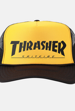 Thrasher Mag. Thrasher x Spitfire Trucker Black/Gold