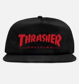 Thrasher Mag. Thrasher x Spitfire Snapback Black