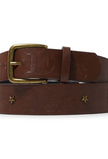 Butter Brand Miles Studded Belt Brown