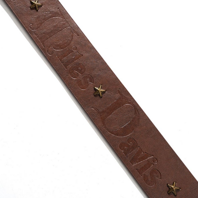 Butter Brand Miles Studded Belt Brown