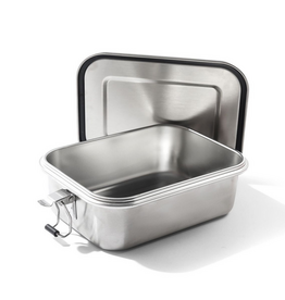 Butter Brand Butter Metal Lunchbox Silver