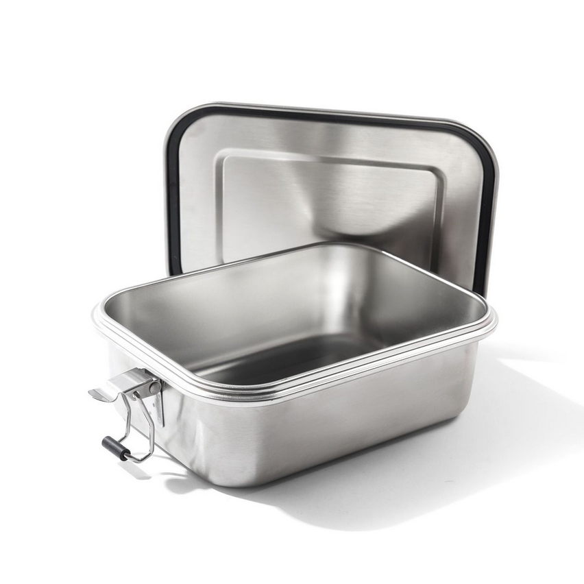 Butter Brand Butter Metal Lunchbox Silver