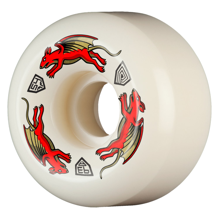 Powell Peralta Dragon Formula Red Nano Rat 93a V6 54mm