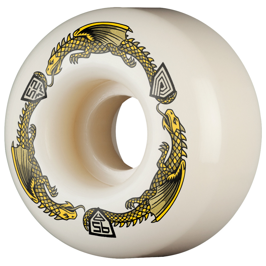 Powell Peralta Dragon Formula Yellow V6 95a 52mm