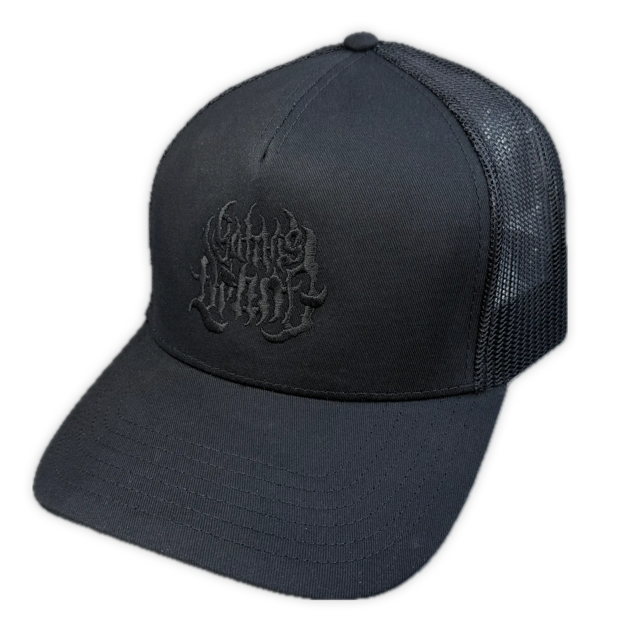 Satan's Drano Black/Black Trucker Hat
