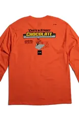 Chocolate Skateboards Crete & Street L/S Tee Orange
