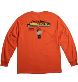 Chocolate Skateboards Crete & Street L/S Tee Orange