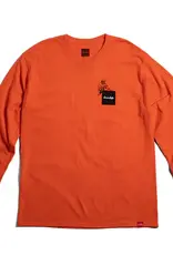 Chocolate Skateboards Crete & Street L/S Tee Orange
