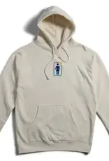 Girl Rainbow Stacked Hoodie Cream