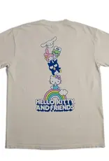 Girl Rainbow Stacked Tee Cream