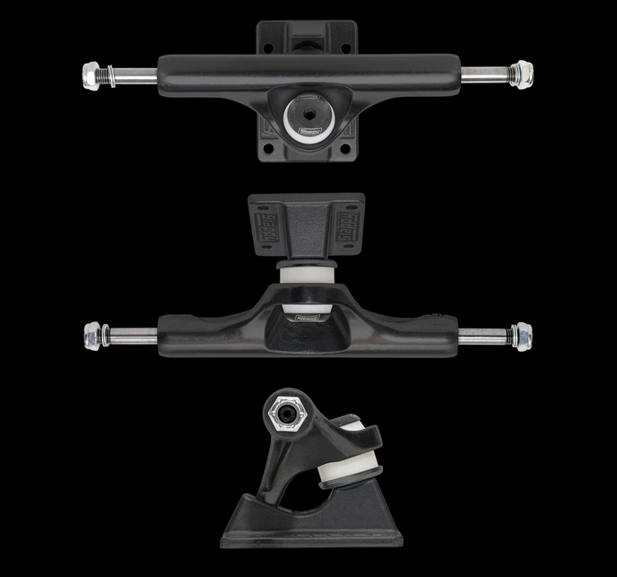 Slappy Trucks Slappy ST1 Inverted Hollow Lights/Ultra Low Kingpin Matte Black 8.5"