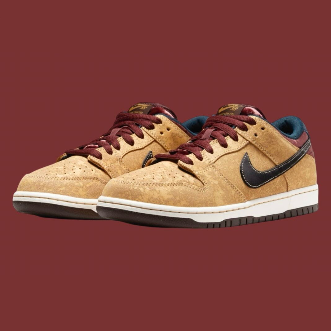 Nike SB Nike SB Dunk Low Pro "City Of Cinema" Celestial Gold/Black/Red