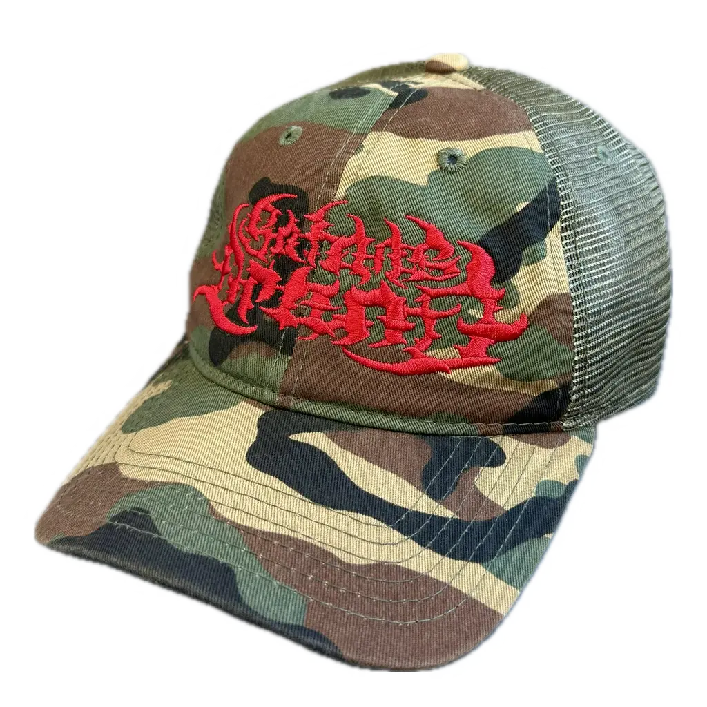 Satan's Drano Poser Purge Camo Trucker