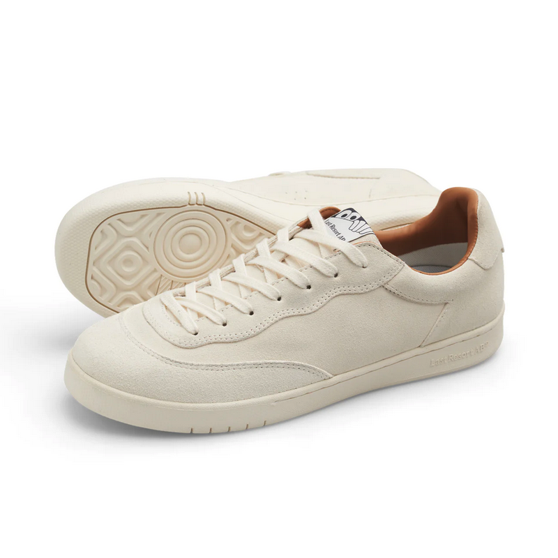 Last Resort AB CM001 Lo Suede White/White