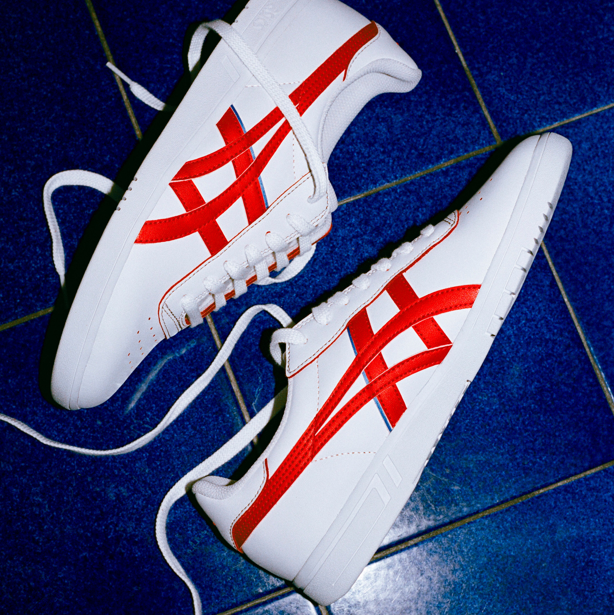 ASICS Gel-Vickka Pro Wearaway Leather White/Red