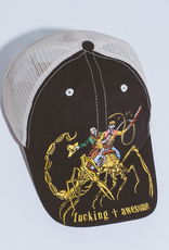 Fucking Awesome Scorpion Mesh Trucker Hat Black