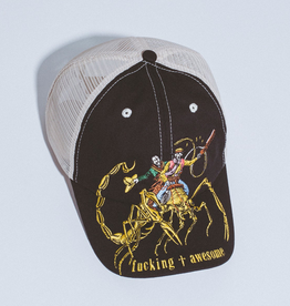 Fucking Awesome Scorpion Mesh Trucker Hat Black