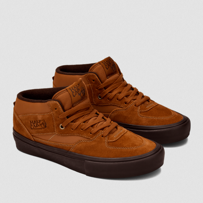 Vans Shoes Skate Half Cab Golden Brown/Gum