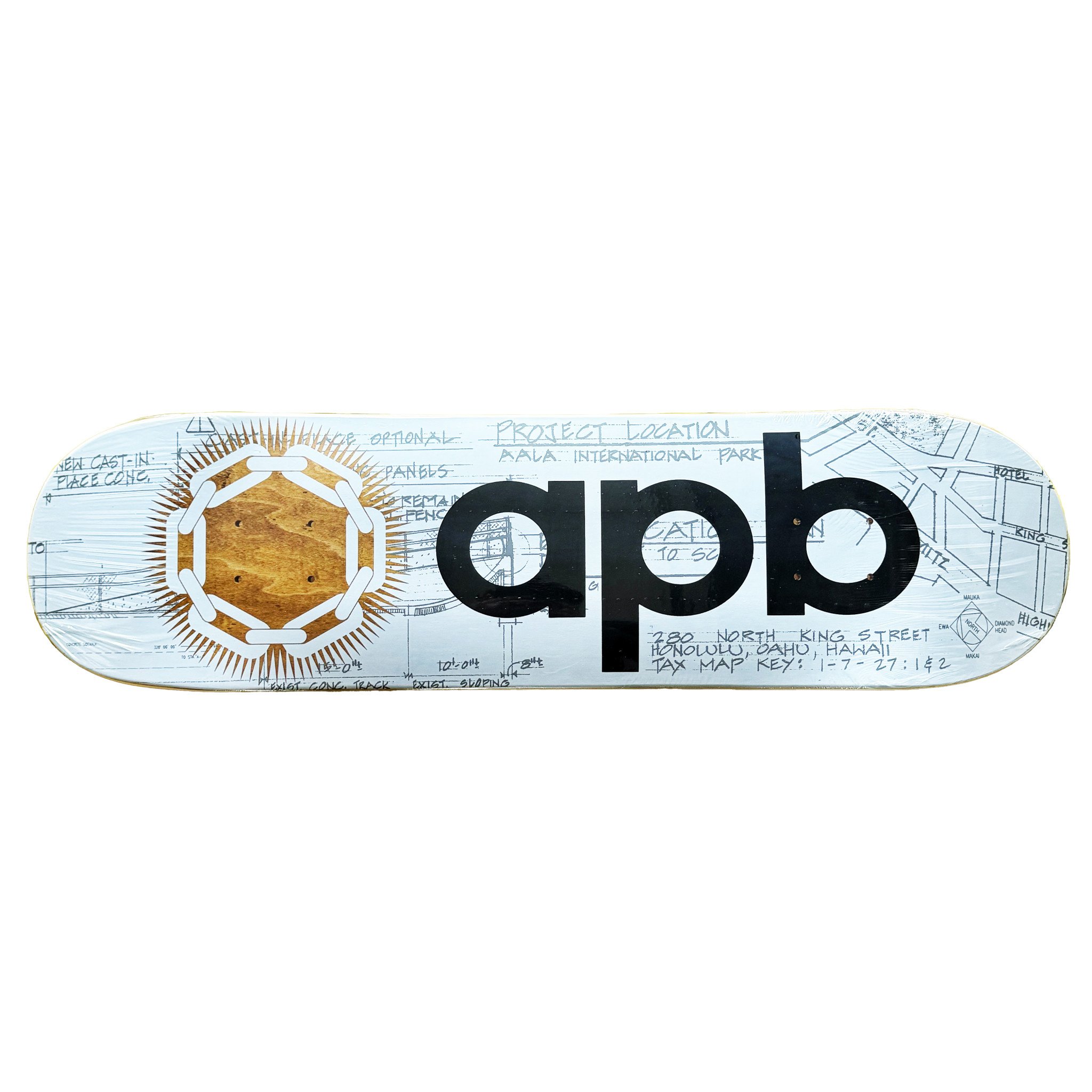APB Skateshop APB Blueprint Deck 8.25 Short