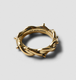 HUF Thorn Ring Gold Size 8