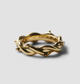 HUF Thorn Ring Gold Size 9