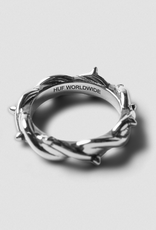 HUF Thorn Ring Silver Size 9