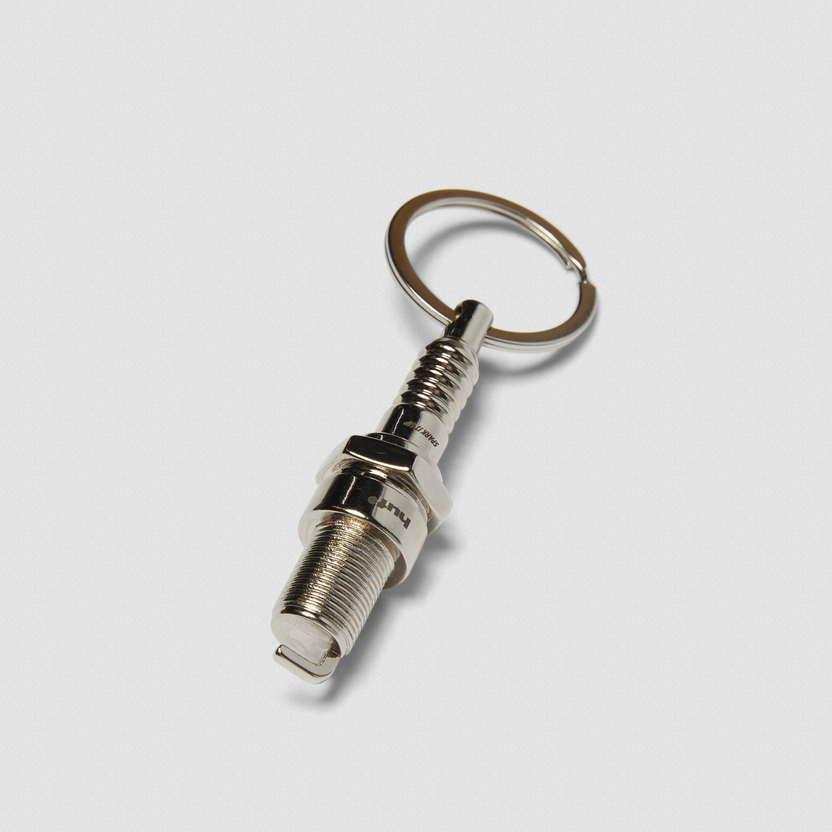HUF Spark It Up Keychain Silver