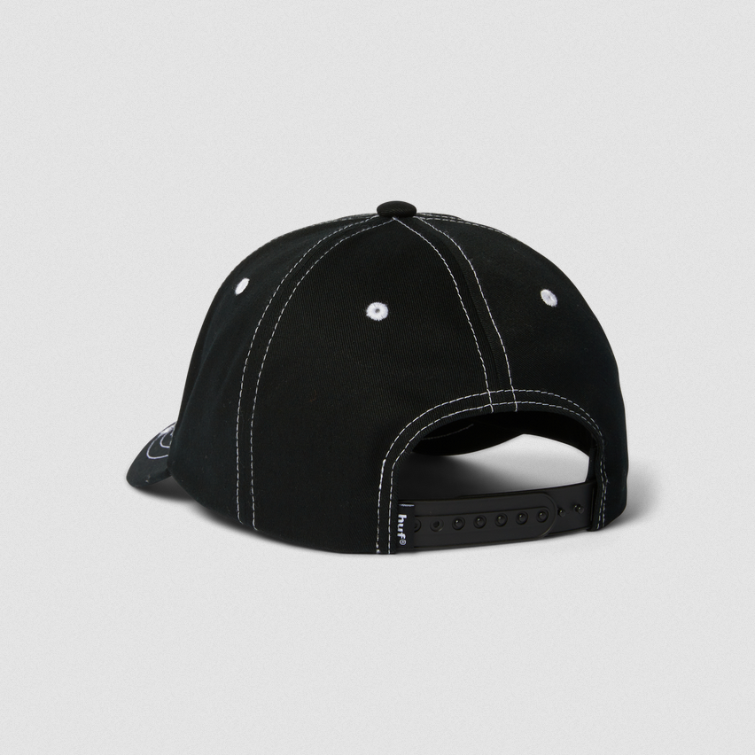 HUF Contrast H Star Snapback Black