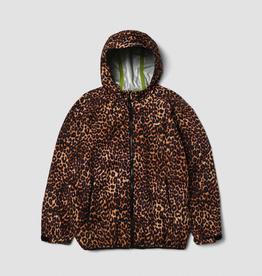 HUF Rainier Printed Shell Jacket Brown