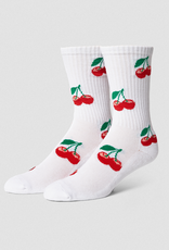 HUF Cherry Bomb Crew Sock White
