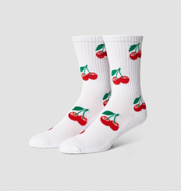 HUF Cherry Bomb Crew Sock White