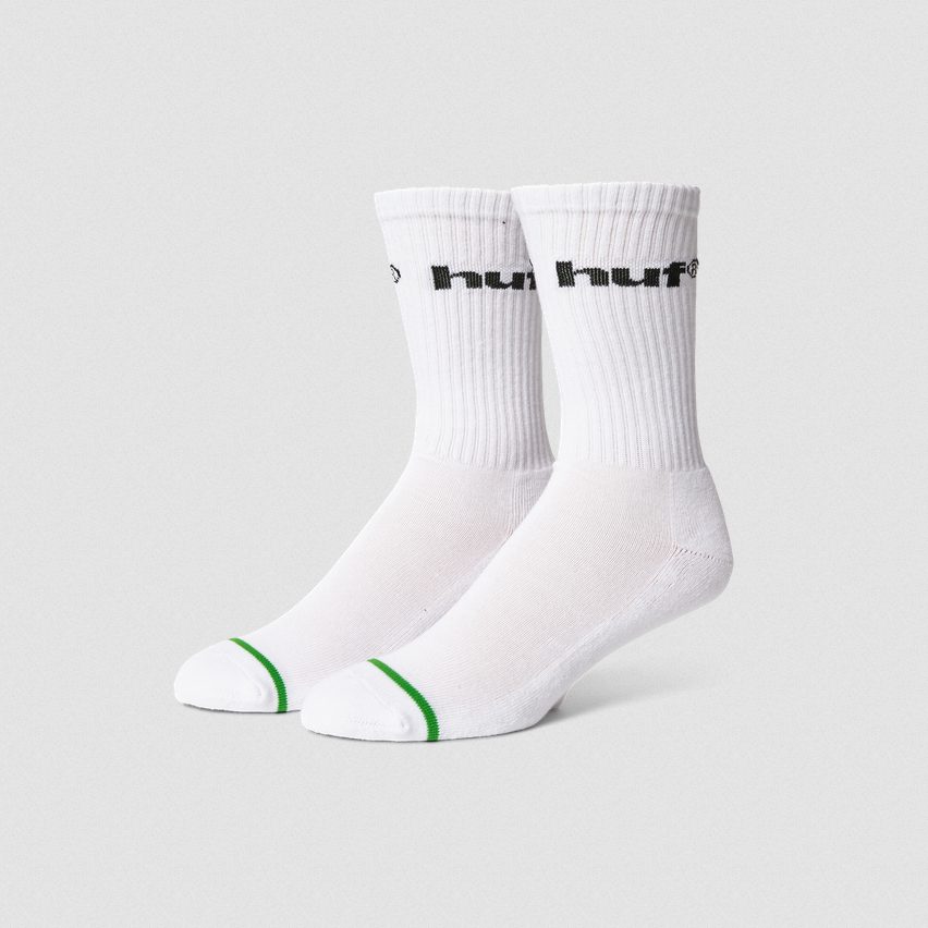 HUF 89 Crew Sock White