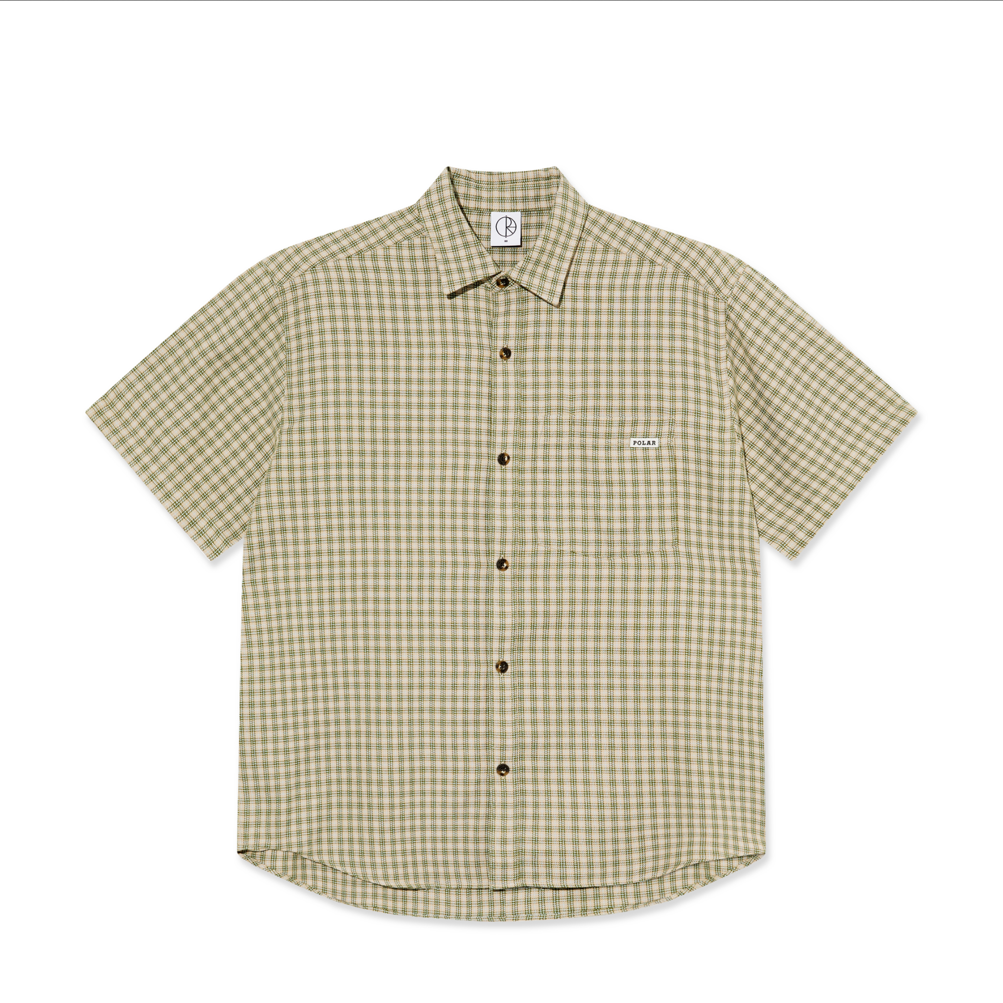 Polar Skate Co. Mitchell Shirt Beige/Green