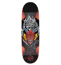 Santa Cruz Skateboards Stranger Things Hellfire Club Flames 9.0