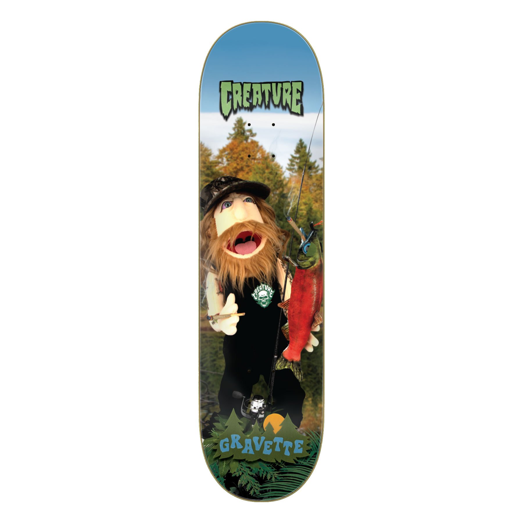 Creature Skateboards Gravette Fuzzy Fiends 8.3